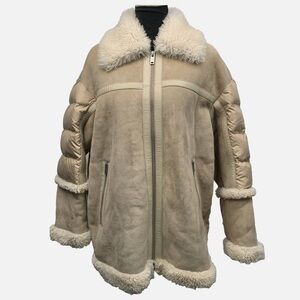 Limited UGG Women’s Large Chateau Shearling/Nylon Jacket New with Tags